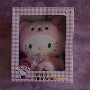 Hello Kitty Pink Plush with Bow